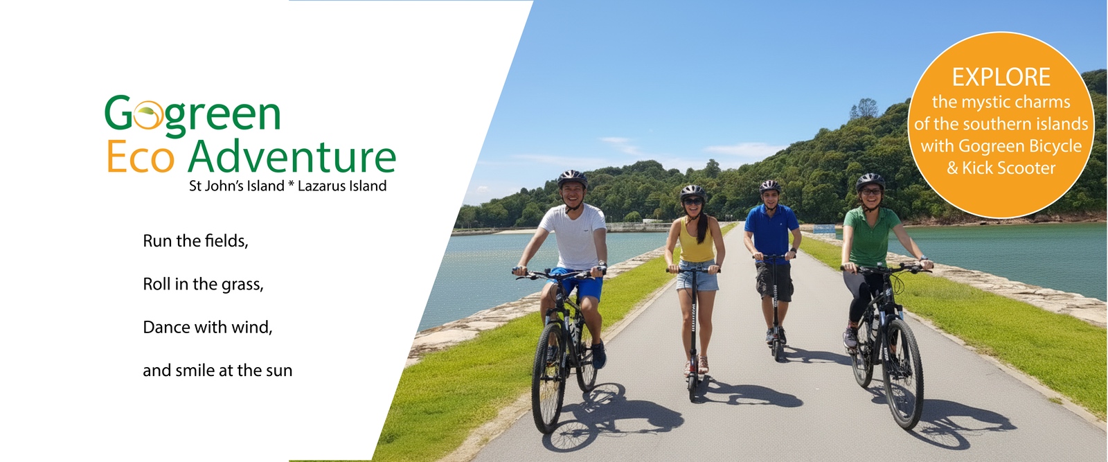 Bonding time with family and friends at St John Island with Gogreen